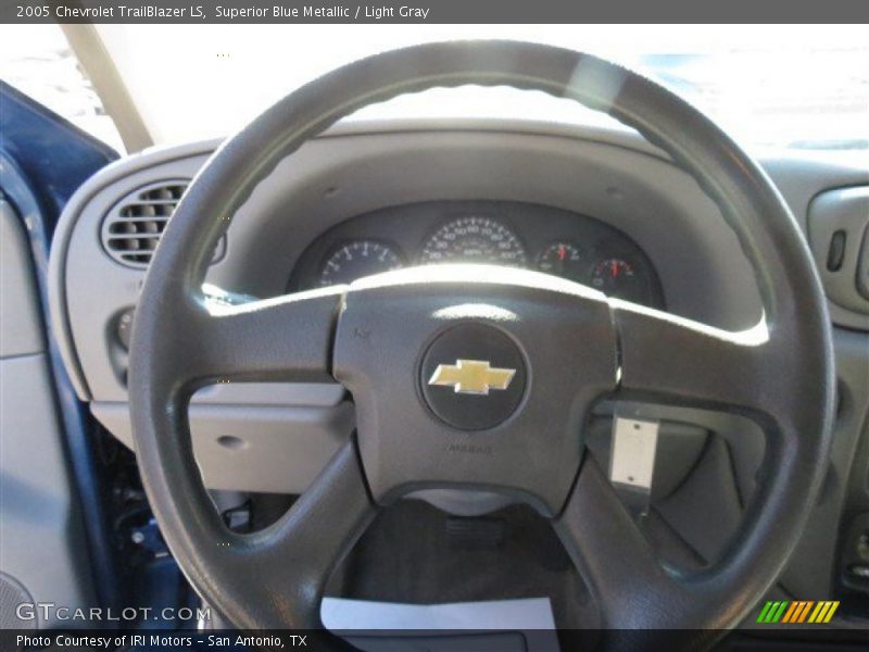Superior Blue Metallic / Light Gray 2005 Chevrolet TrailBlazer LS