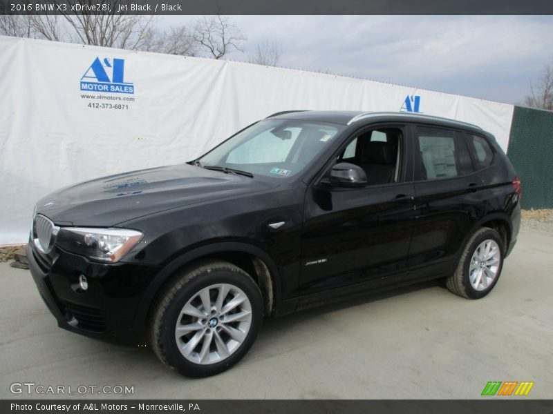 Jet Black / Black 2016 BMW X3 xDrive28i
