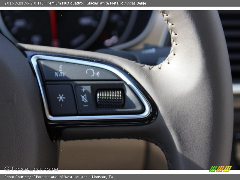 Glacier White Metallic / Atlas Beige 2016 Audi A6 3.0 TFSI Premium Plus quattro