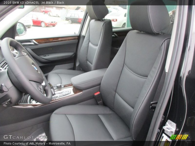 Jet Black / Black 2016 BMW X3 xDrive28i