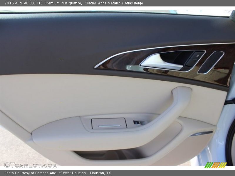 Glacier White Metallic / Atlas Beige 2016 Audi A6 3.0 TFSI Premium Plus quattro