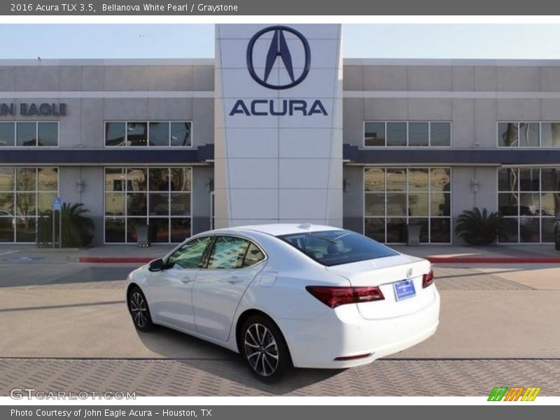 Bellanova White Pearl / Graystone 2016 Acura TLX 3.5