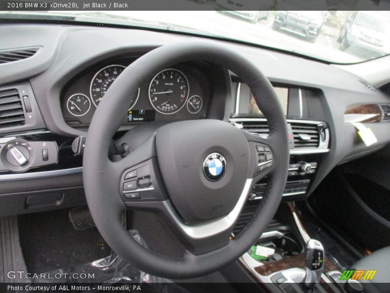 Jet Black / Black 2016 BMW X3 xDrive28i