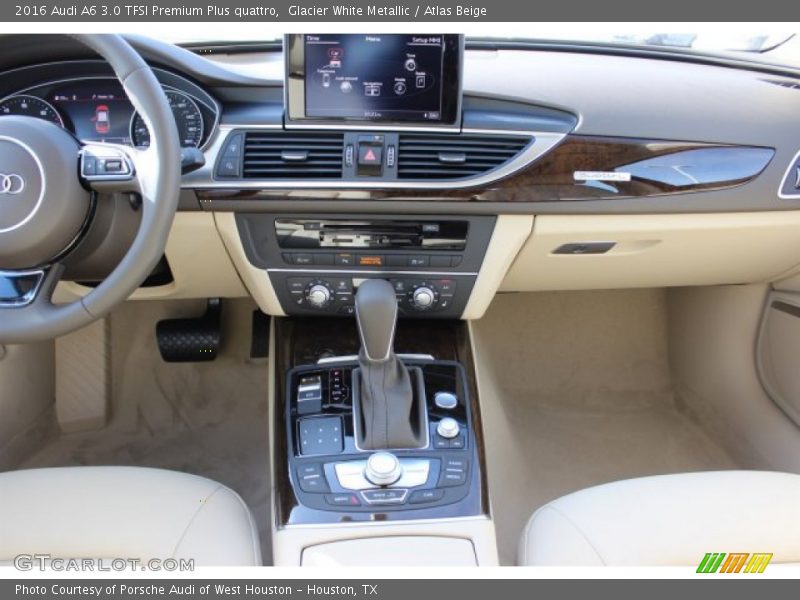 Glacier White Metallic / Atlas Beige 2016 Audi A6 3.0 TFSI Premium Plus quattro