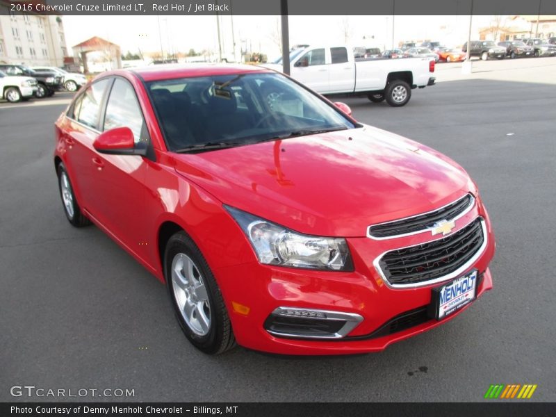 Red Hot / Jet Black 2016 Chevrolet Cruze Limited LT