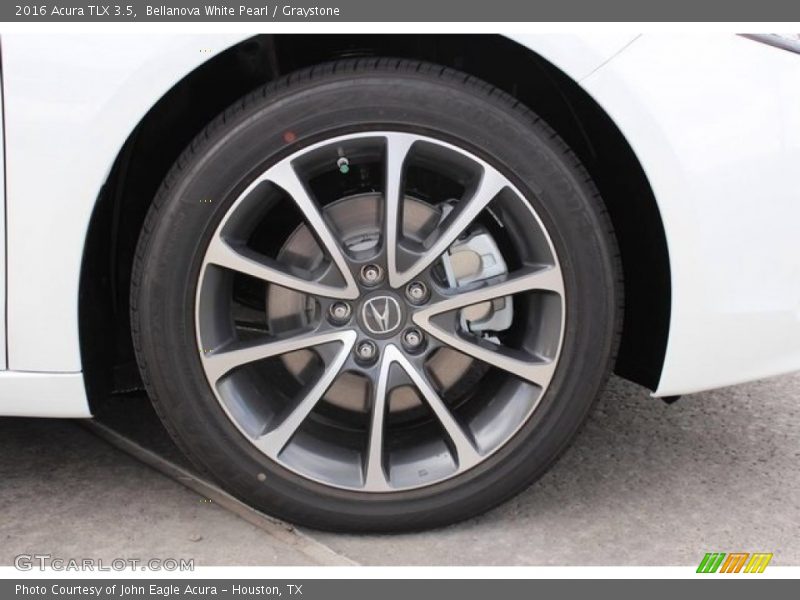 Bellanova White Pearl / Graystone 2016 Acura TLX 3.5