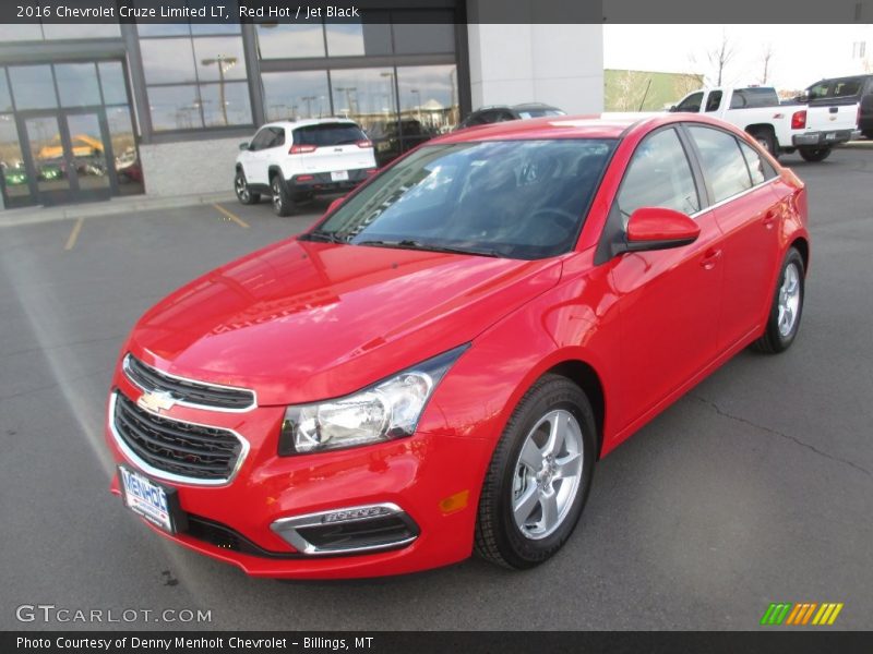 Red Hot / Jet Black 2016 Chevrolet Cruze Limited LT