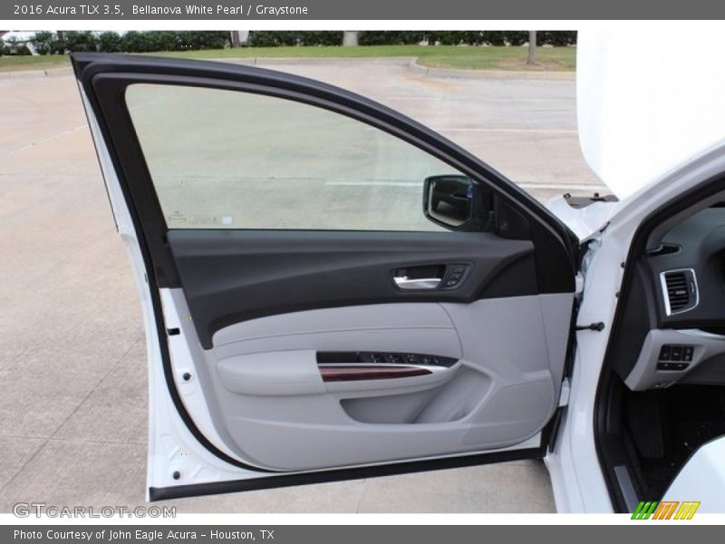 Bellanova White Pearl / Graystone 2016 Acura TLX 3.5