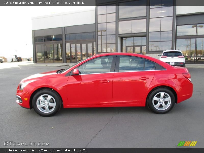 Red Hot / Jet Black 2016 Chevrolet Cruze Limited LT