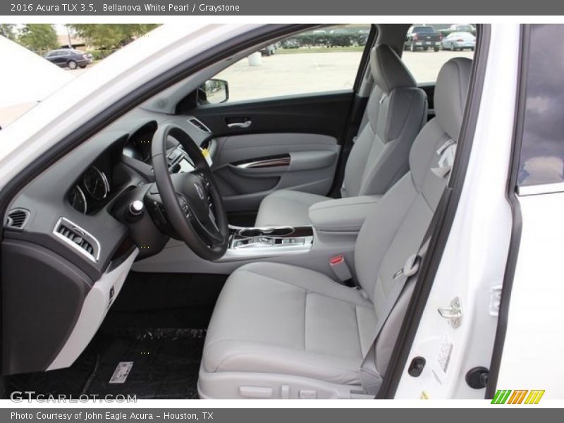 Bellanova White Pearl / Graystone 2016 Acura TLX 3.5