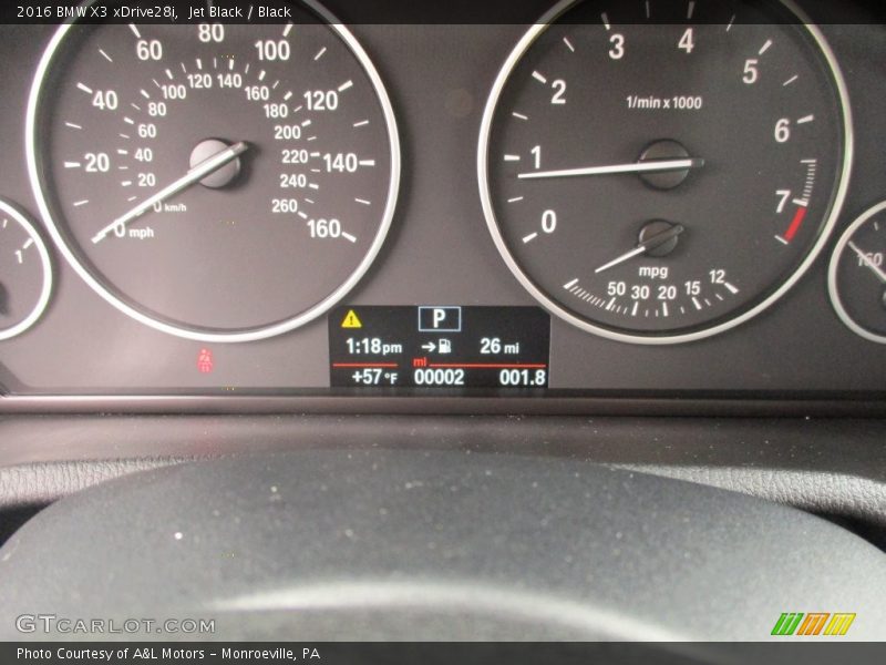 Jet Black / Black 2016 BMW X3 xDrive28i