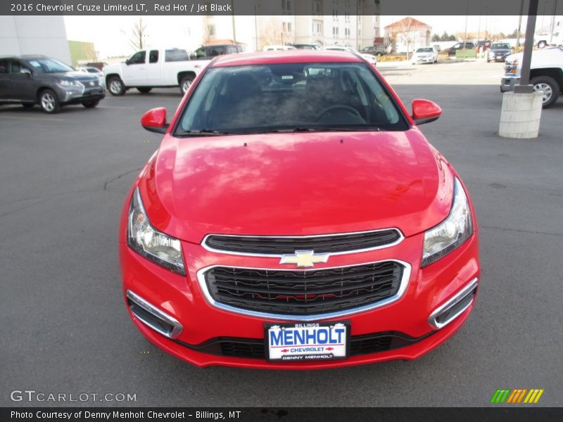 Red Hot / Jet Black 2016 Chevrolet Cruze Limited LT
