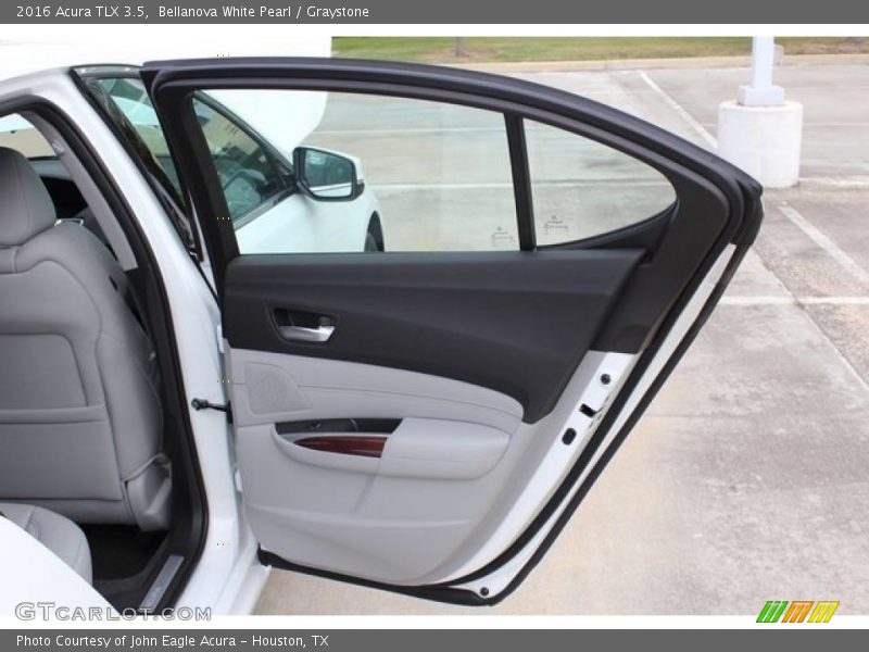 Bellanova White Pearl / Graystone 2016 Acura TLX 3.5