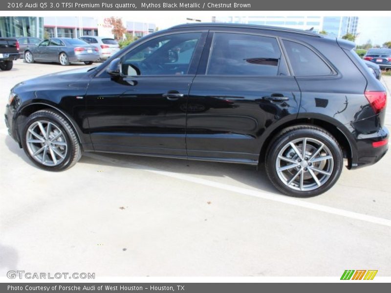 Mythos Black Metallic / Chestnut Brown 2016 Audi Q5 3.0 TFSI Premium Plus quattro