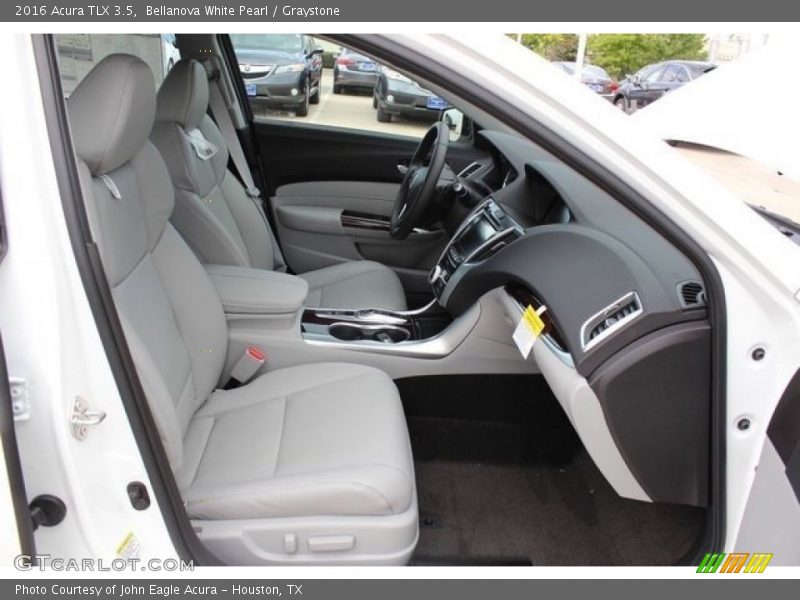 Bellanova White Pearl / Graystone 2016 Acura TLX 3.5