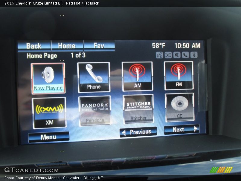 Red Hot / Jet Black 2016 Chevrolet Cruze Limited LT