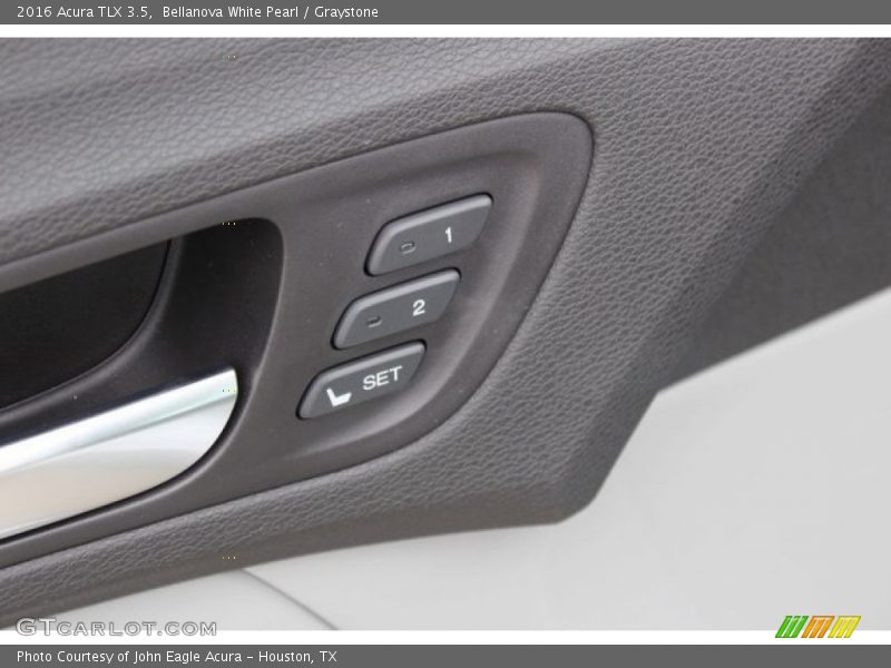 Bellanova White Pearl / Graystone 2016 Acura TLX 3.5