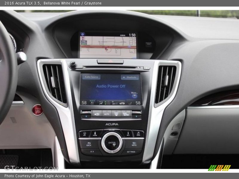 Bellanova White Pearl / Graystone 2016 Acura TLX 3.5