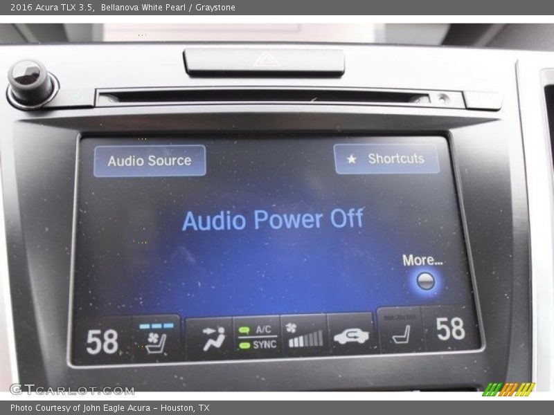 Bellanova White Pearl / Graystone 2016 Acura TLX 3.5
