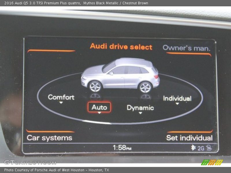 Mythos Black Metallic / Chestnut Brown 2016 Audi Q5 3.0 TFSI Premium Plus quattro