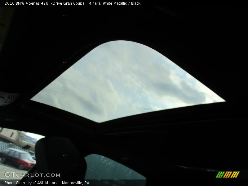 Mineral White Metallic / Black 2016 BMW 4 Series 428i xDrive Gran Coupe
