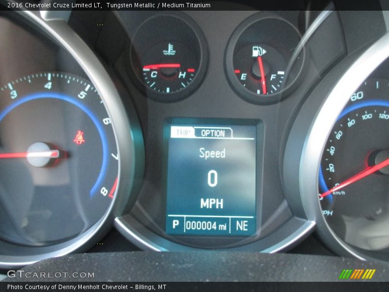 Tungsten Metallic / Medium Titanium 2016 Chevrolet Cruze Limited LT
