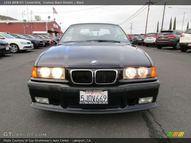 Cosmos Black Metallic / Black 1999 BMW M3 Convertible