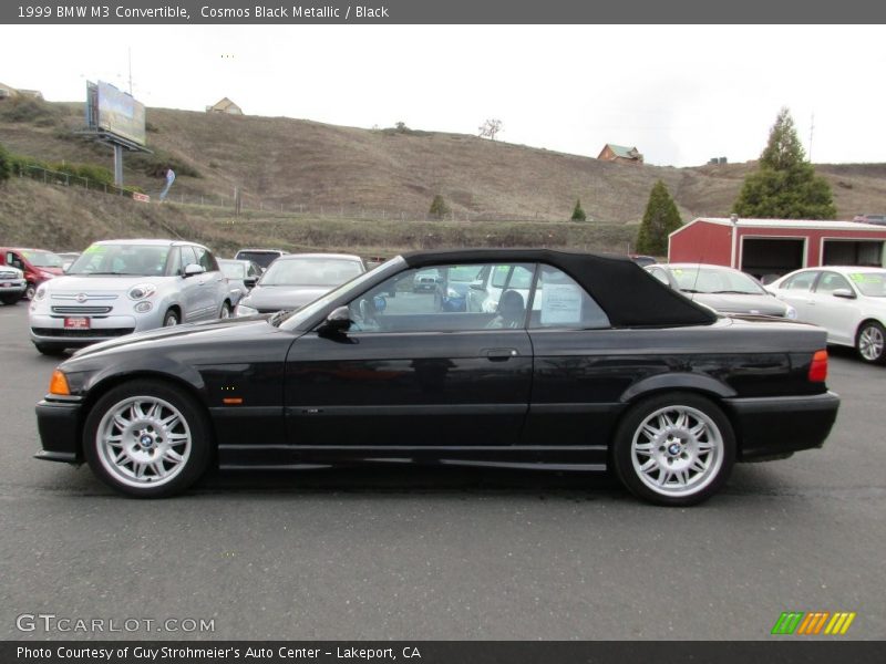 Cosmos Black Metallic / Black 1999 BMW M3 Convertible