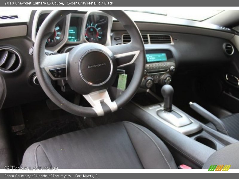 Cyber Gray Metallic / Black 2010 Chevrolet Camaro LS Coupe
