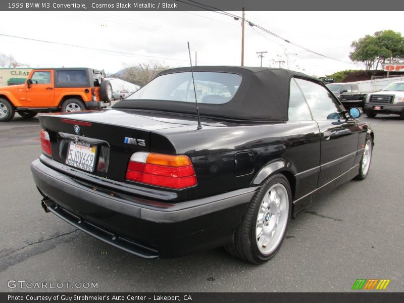 Cosmos Black Metallic / Black 1999 BMW M3 Convertible