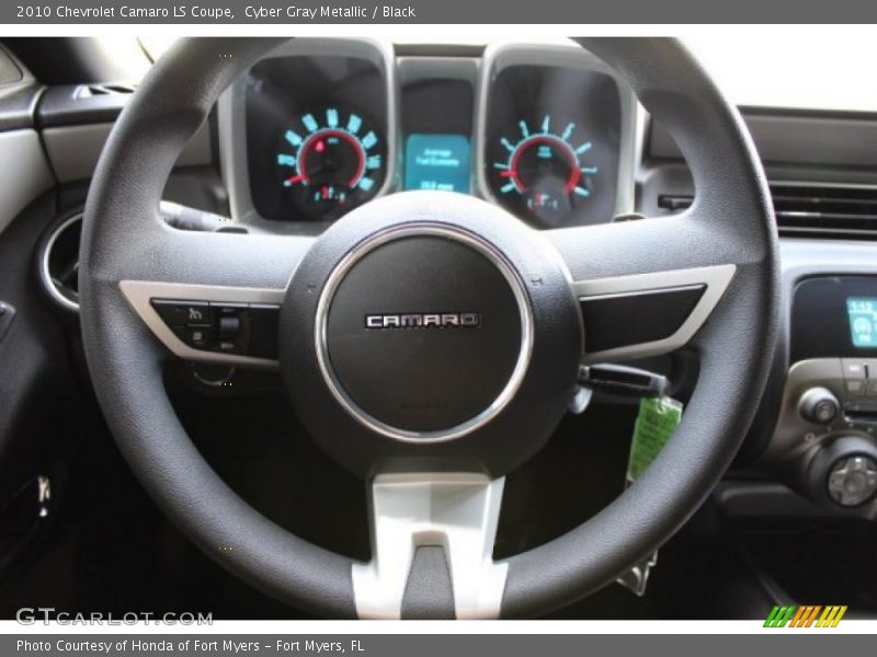 Cyber Gray Metallic / Black 2010 Chevrolet Camaro LS Coupe