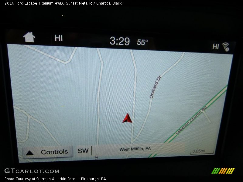 Sunset Metallic / Charcoal Black 2016 Ford Escape Titanium 4WD