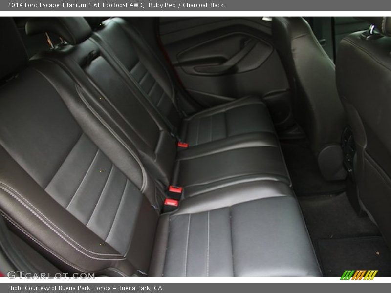 Ruby Red / Charcoal Black 2014 Ford Escape Titanium 1.6L EcoBoost 4WD