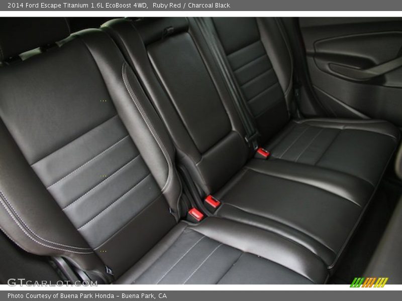 Ruby Red / Charcoal Black 2014 Ford Escape Titanium 1.6L EcoBoost 4WD