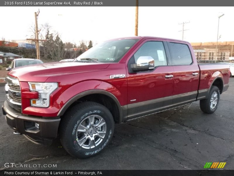 Front 3/4 View of 2016 F150 Lariat SuperCrew 4x4