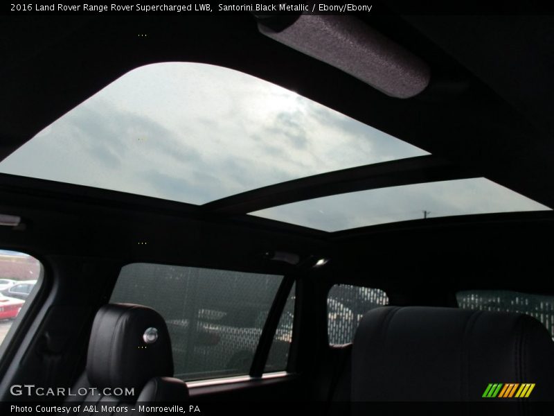 Santorini Black Metallic / Ebony/Ebony 2016 Land Rover Range Rover Supercharged LWB
