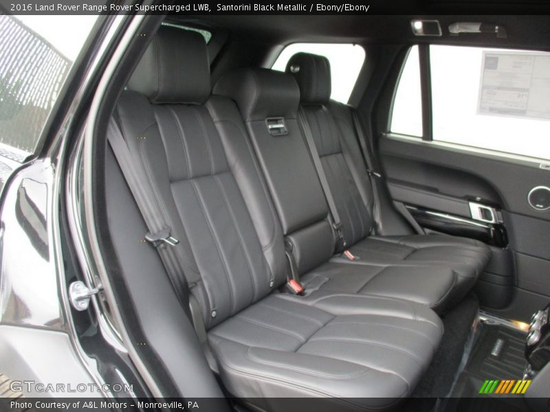 Santorini Black Metallic / Ebony/Ebony 2016 Land Rover Range Rover Supercharged LWB