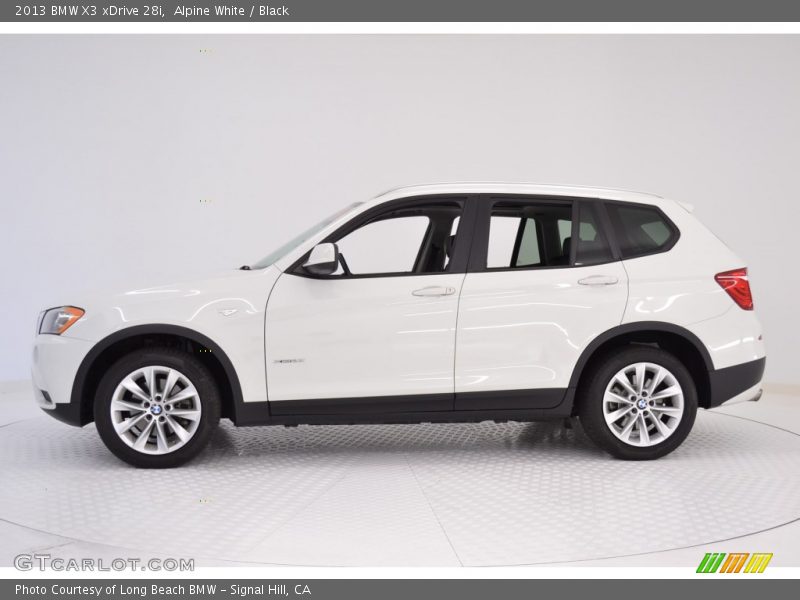 Alpine White / Black 2013 BMW X3 xDrive 28i
