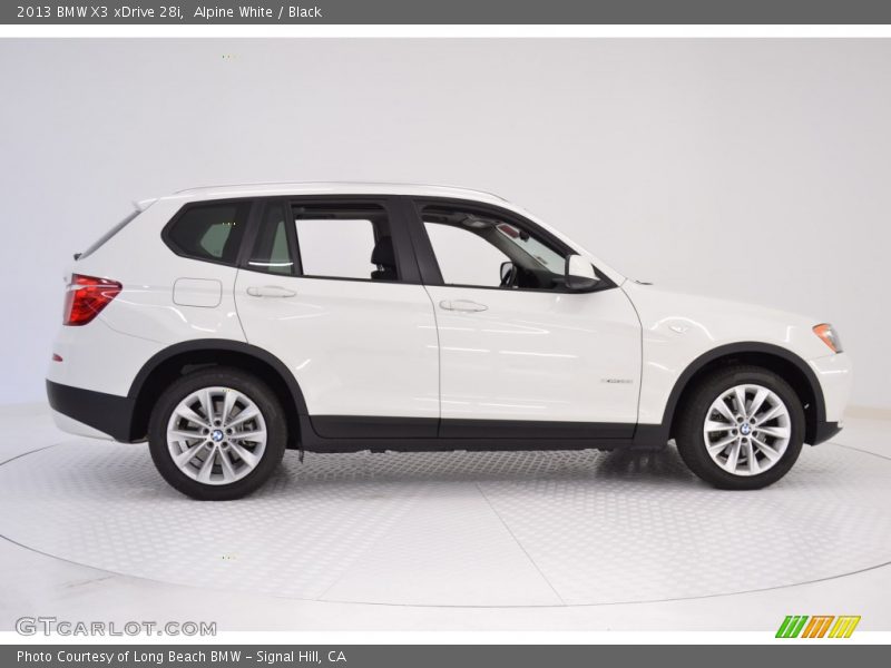 Alpine White / Black 2013 BMW X3 xDrive 28i