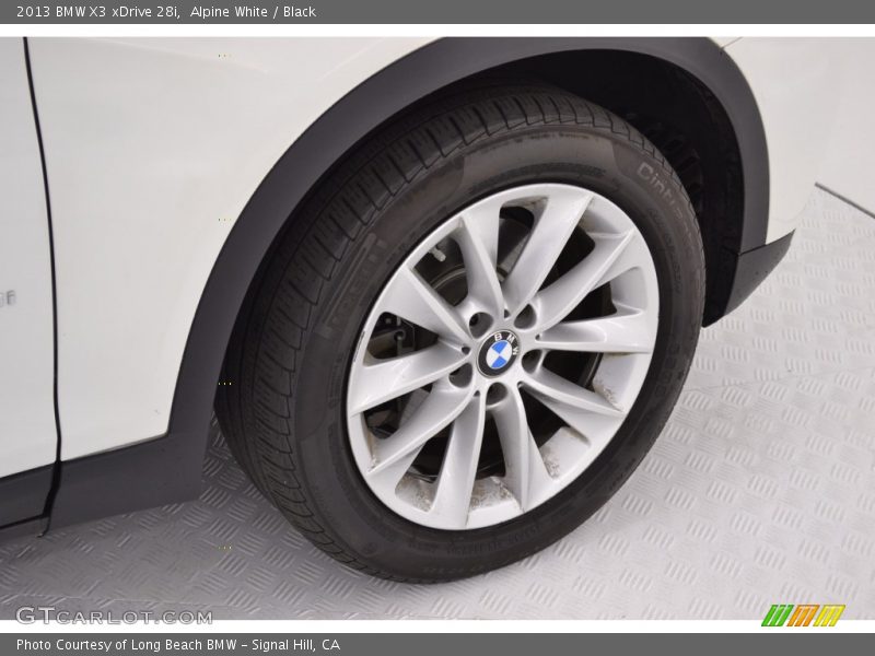 Alpine White / Black 2013 BMW X3 xDrive 28i