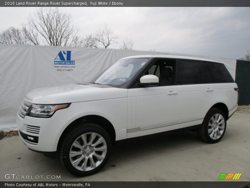 Fuji White / Ebony 2016 Land Rover Range Rover Supercharged