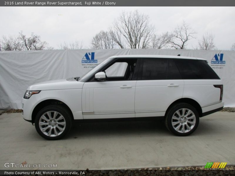 Fuji White / Ebony 2016 Land Rover Range Rover Supercharged