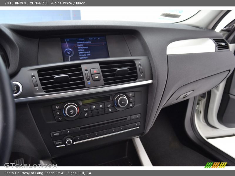 Alpine White / Black 2013 BMW X3 xDrive 28i