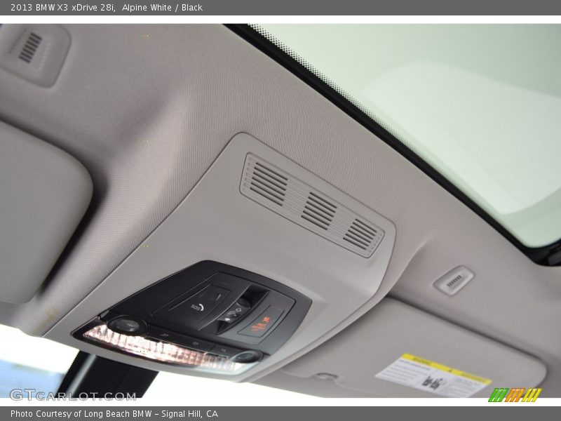 Alpine White / Black 2013 BMW X3 xDrive 28i
