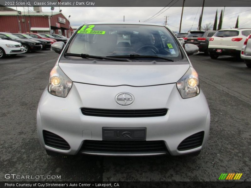Classic Silver Metallic / Dark Gray 2012 Scion iQ