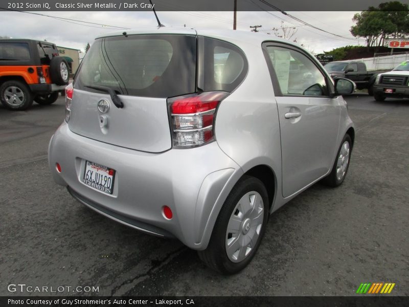 Classic Silver Metallic / Dark Gray 2012 Scion iQ