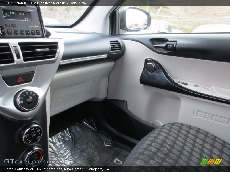 Classic Silver Metallic / Dark Gray 2012 Scion iQ