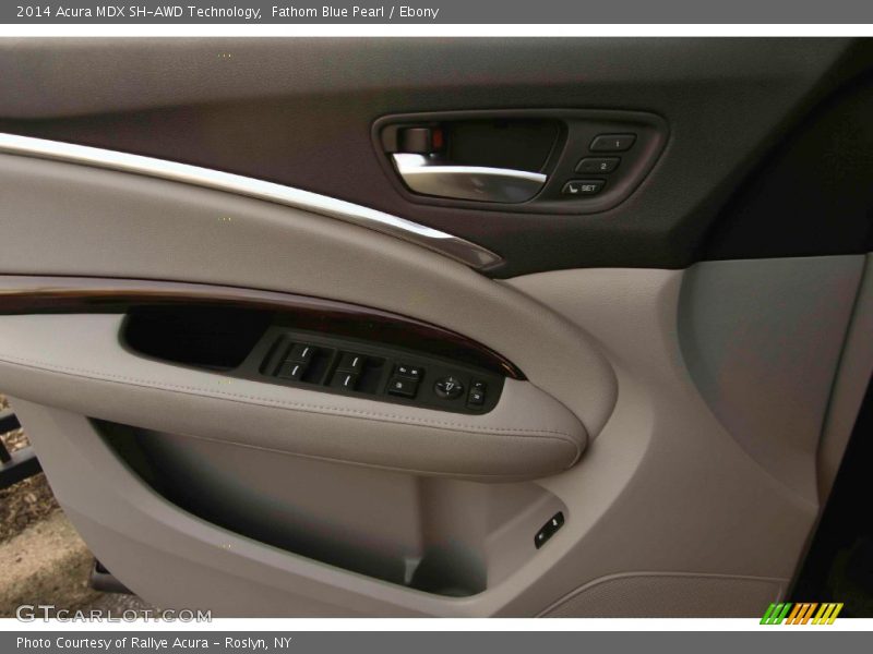 Fathom Blue Pearl / Ebony 2014 Acura MDX SH-AWD Technology