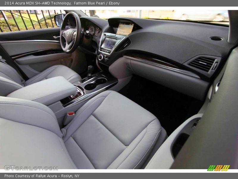 Fathom Blue Pearl / Ebony 2014 Acura MDX SH-AWD Technology