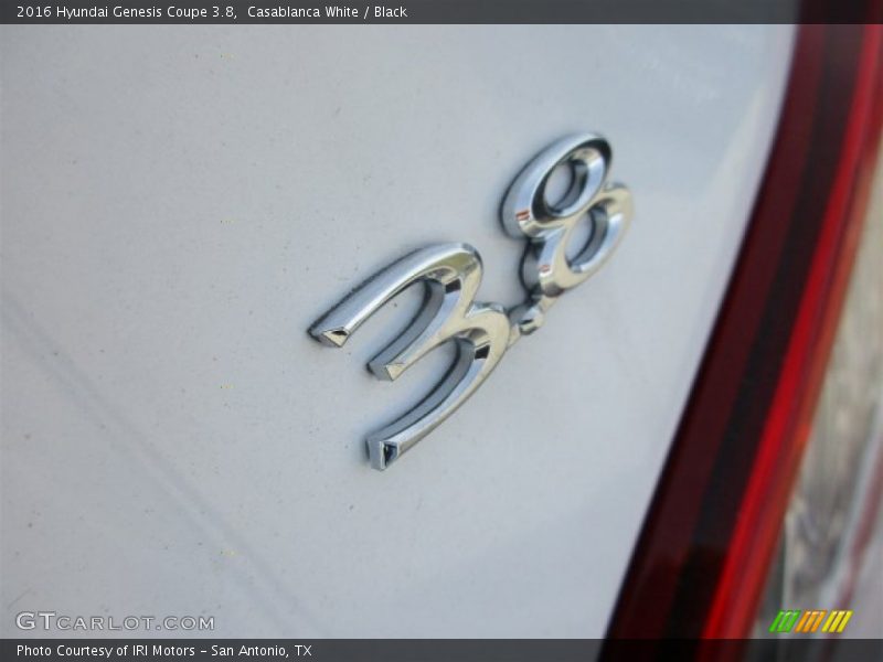 Casablanca White / Black 2016 Hyundai Genesis Coupe 3.8